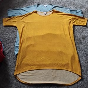 2 LulaRoe Irma Tops